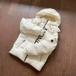 HypeYourBeast Moncler Puffer Jacket White Hoodies & Jackets