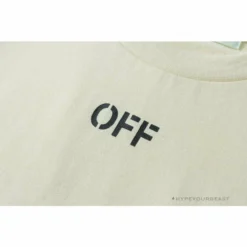 Hypeyourbeast OFF-WHITE Flower Edition Tee Shirt'BEIGE' T-Shirts