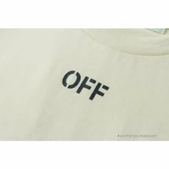 Hypeyourbeast OFF-WHITE Flower Edition Tee Shirt'BEIGE' T-Shirts
