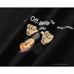 Hypeyourbeast OFF-WHITE Disney Spring X Summer Mickey With Pluto Tee Shirt'BLACK' T-Shirts