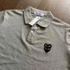 Hypeyourbeast CDG Polo Shirt Grey Shirts
