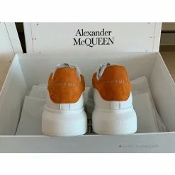 Hypeyourbeast Alexander McQueen Women's White / Orange Sneaker