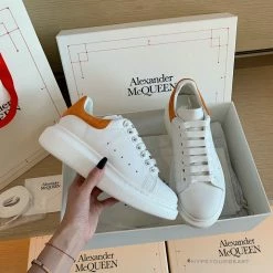 Hypeyourbeast Alexander McQueen Women's White / Orange Sneaker