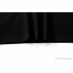 Hypeyourbeast Clothes BAPE Ape Head Blue X Yellow Contrast Letter Tee Shirt