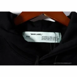 Hypeyourbeast OFF-WHITE Pink Orange Arrow Hoodie'BLACK' Hoodies & Jackets