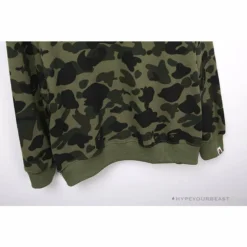 Hypeyourbeast Clothes BAPE Classic Ape Head Embroidered Camouflage Long Sleeve Shirt'GREEN'