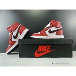 Hypeyourbeast Air Jordan 1 High Chicago'Double Hook'