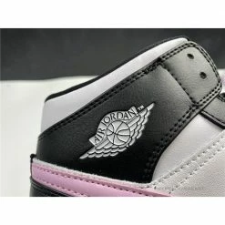 Hypeyourbeast Jordan 1 Mid White Black Light Arctic Pink