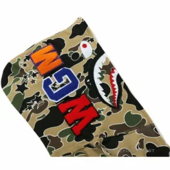 Hypeyourbeast BAPE Shark Head STA Star Camouflage Hoodie'YELLOW' Clothes