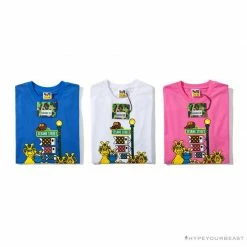 Hypeyourbeast BAPE Baby Milo Sesame Street Carp Streamer Tee Shirt'BLUE'