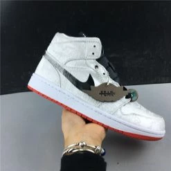 Hypeyourbeast Air Jordan 1 Mid X CLOT White