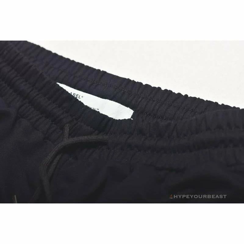 Hypeyourbeast Pants OFF-WHITE Gradient Series Shorts 'BLACK'
