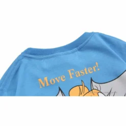 Hypeyourbeast OFF-WHITE Jerry Move Faster Tee Shirt'BLUE'