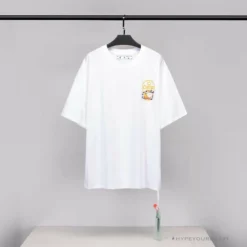 Hypeyourbeast T-Shirts OFF-WHITE Hawaiian Cow Arrow Tee Shirt "WHITE'