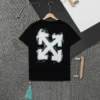 Hypeyourbeast OFF-WHITE Ballpoint Pen Depicting Pattern Tee Shirt 'BLACK'