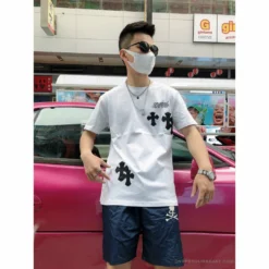 Hypeyourbeast T-Shirts OFF-WHITE Chrome Hearts Tee Shirt'WHITE'