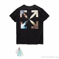 Hypeyourbeast T-Shirts OFF-WHITE The Kiss Tee Shirt 'BLACK'