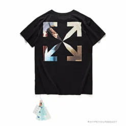 Hypeyourbeast T-Shirts OFF-WHITE The Kiss Tee Shirt'BLACK'