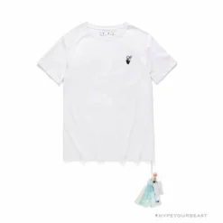 Hypeyourbeast OFF-WHITE Hand Shake Tee Shirt 'WHITE' T-Shirts