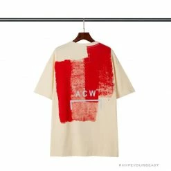 Hypeyourbeast OFF-WHITE ACW Digital Print Tee Shirt 'BEIGE' T-Shirts