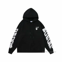 HypeYourBeast Off-White Hoodie Hallow Black Hoodies & Jackets