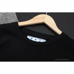 Hypeyourbeast T-Shirts OFF-WHITE Red Flash Cross Arrow Tee Shirt'BLACK'