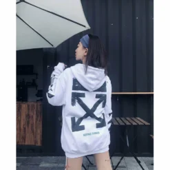 HypeYourBeast Off White Hoodie Seeing Things White Hoodies & Jackets