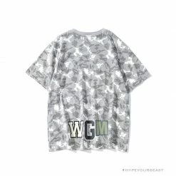 Hypeyourbeast BAPE Digital Pixel Camouflage Tee Shirt 'GREY'