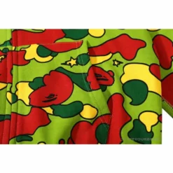 Hypeyourbeast BAPE Shark Head STA Star Camouflage Hoodie'GREEN'