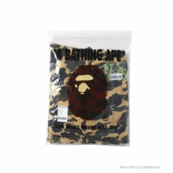 Hypeyourbeast Clothes BAPE Camo Hoodie Shark Head'YELLOW'