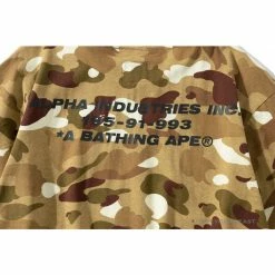 Hypeyourbeast Clothes BAPE Military Style Desert Camouflage Tee Shirt'YELLOW'