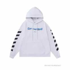 HypeYourBeast Off White Hoodie Looney - White