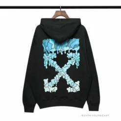 HypeYourBeast Hoodies & Jackets Off White Hoodie Black BLUE