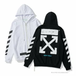 HypeYourBeast Hoodies & Jackets Off White Hoodie White & Black