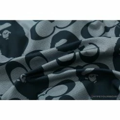 Hypeyourbeast BAPE X COACH Co-Branded Grey-Blue Shorts Clothes