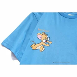 Hypeyourbeast OFF-WHITE Jerry Move Faster Tee Shirt'BLUE'