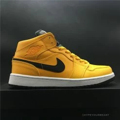 Hypeyourbeast Air Jordan 1 Mid Taxi Yellow
