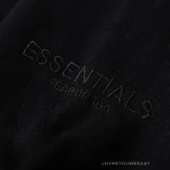 HypeYourBeast FOG Hoodie Reflective ‘ESSENTIALS’ Black Hoodies & Jackets