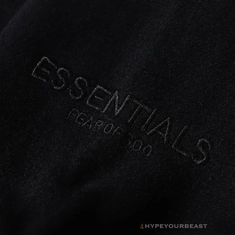 HypeYourBeast FOG Hoodie Reflective ‘ESSENTIALS’ Black Hoodies & Jackets