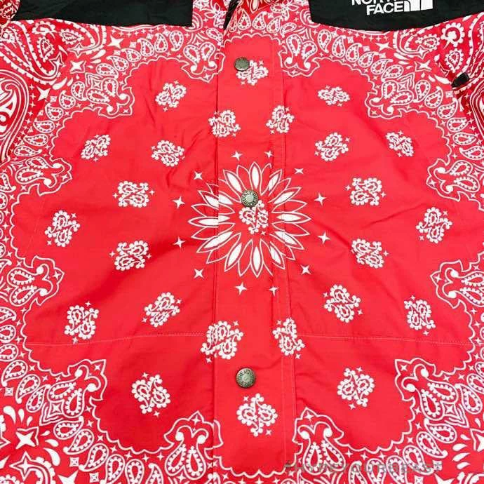 HypeYourBeast Supreme X TNF Bandana Jacket Red