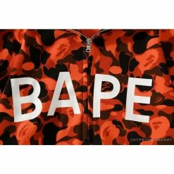 Hypeyourbeast BAPE X XO Co-Branded Camouflage Hoodie'RED'