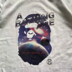 Hypeyourbeast Clothes Bape Tee Shirt White Galaxy