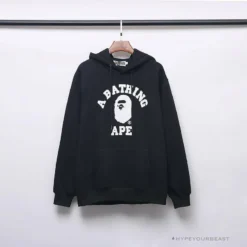 Hypeyourbeast BAPE X Bathing Ape Head Hoodie'BLACK'