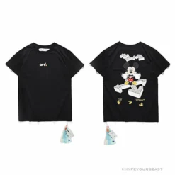 Hypeyourbeast OFF-WHITE Mickey Bluff Face Tee Shirt'BLACK'