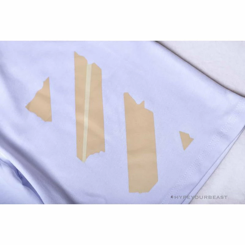 Hypeyourbeast Pants OFF-WHITE Explosive Strip Basic Arrow Shorts 'WHITE'