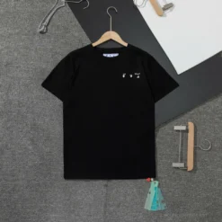 Hypeyourbeast T-Shirts OFF-WHITE Skull And Writing Tee Shirt'BLACK'