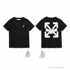 Hypeyourbeast T-Shirts OFF-WHITE Hand Shake Tee Shirt'BLACK'