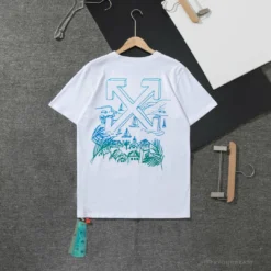 Hypeyourbeast OFF-WHITE Tropical Landscape Tee Shirt'WHITE' T-Shirts