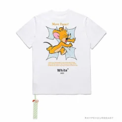 Hypeyourbeast T-Shirts OFF-WHITE Handsome Jerry Arrow Tee Shirt 'WHITE'