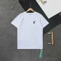 Hypeyourbeast OFF-WHITE Spray Paint Arrow Tee Shirt'WHITE'